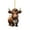 Off-White, variant on LHWEN Christmas Ornament Cute Cartoon Cow Car Pendant Home Tree Decoration Christmas Tree Ornament for Family Friends Birthday Valentine Gift Hanging Decor for Backpack Door Window School Bag