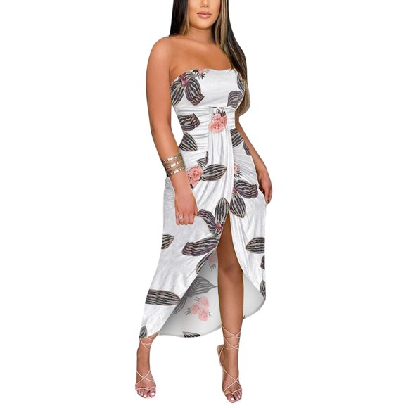 2025 Beach Casual Tank Sleeveless Dressed for Womens Summer Loose Round Neck Floral Vestidos De Verano Para Mujer 224 Women Dress Women's