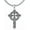 Celtic Cross Clover, variant on Celtic Cross Necklace for Women Men 925 Sterling Silver Good Luck Clover Necklaces Irish Celtic Knot Cross Vintage Shamrock Celtic Jewelry Gift
