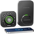 thumbnail image 1 of U-Bolt Pro Smart Lock for Keyless Entry Door Lock via Bluetooth, Smartphone, Fingerprint ID | Anti-peep Keypad, Auto Unlock | Smart Lock for Front Door, Smart Deadbolt Lock, IP65 Waterproof - Open Box, 1 of 7