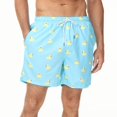 thumbnail image 2 of Bañador de secado rápido para hombre, pantalones cortos de playa con forro de malla, ropa de baño con estampado de dibujos animados, Verano Fivean unisex, 2 of 2