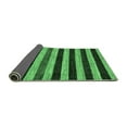 thumbnail image 2 of Ahgly Company Indoor Round Abstract Emerald Green Modern Area Rugs, 4' Round, 2 of 4