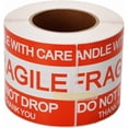 thumbnail image 2 of duomi-4" x 6" Fragile Stickers Handle with Care - Do Not Drop - Warning Shipping Labels, Home Moving Labels, 500 Labels, 2 of 4