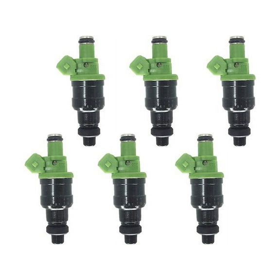 Fuel Injector Set of 6 - Compatible with 1991 - 1995 Mitsubishi 3000GT 3.0L V6 Naturally Aspirated 1992 1993 1994