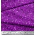 thumbnail image 3 of Soimoi Purple Cotton Duck Fabric Star Tetrahedron Geometric Printed Craft Fabric by the Yard 58 Inch Wide, 3 of 3
