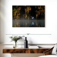thumbnail image 3 of Elephant Stock Egret I Wall Art - Horizontal Canvas Wall Art - Living Room Wall Decor - Nature Canvas - Black And Beige Decor By Hua Zhu - 36" x 24", 3 of 8