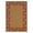 Beige / Red, variant on Avalon Home Lindos Palm Border Indoor/Outdoor Area Rug