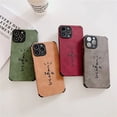 thumbnail image 2 of Luxury suede Travis scot leather Silicone Phone Case for iPhone 15 14 13 12 11 14 Pro Max 7 8 Plus SE XS XR Soft Cover, 2 of 5