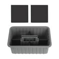 thumbnail image 4 of simhoa Parts Organizer Tool Box Accessories Tray Divider Small Parts Storage Container Tools Organizer for Store Cart Repairing Gray, 4 of 10
