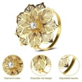 thumbnail image 5 of Colección de anillos para servilletas Juego decorativo de 10 piezas para servilletas de tela Servilletero Decoración de cocina Decoración de boda Oro, 5 of 5