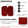 thumbnail image 5 of Cushions for Hanging Egg Chair, Thicken Outdoor rocking chair cushions, Garden Hanging Basket Chair Seat, Papasan Chair Cushion（Red）, 5 of 7