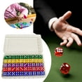thumbnail image 2 of Transparent Dice Set 16MM with Rounded for Educational Learning and Math Games 50PCS, 2 of 9