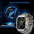 thumbnail image 3 of New Men's Sports Smart Watch, 2.13" AMOLED HD Screen, 1ATM Waterproof, Call Function, 1000mAh Battery, Compass, Health/Fitness Tracker, 3 of 13