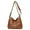 yellow brown, variant on Casual Shoulder Bags for Women Soft PU Leather Crossbody Handbag Zipper Fashion mama Messenger Bag Purse for Shopping