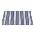 thumbnail image 3 of Awntech 5.38 Ft Nantucket Curved Slope Fixed Awning Canopy (64.5in x 44in x 36in), Navy/Gray/White Multi, 3 of 3