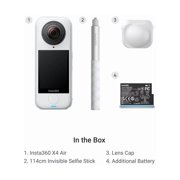 Insta360 X4 Air 8K 360 Action Camera Starter Bundle, Arctic White