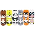 thumbnail image 3 of Women's Cute Art Cartoon Colorful Casual Crew Cotton Animal Socks, 3 of 3