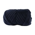 thumbnail image 3 of Hilo grueso, hilo voluminoso, longitud de 43,74 yardas, hilo de punto para brazo, hilo Jumbo para cestas, bufanda, alfombra, almohada, macramé Azul oscuro, 3 of 8