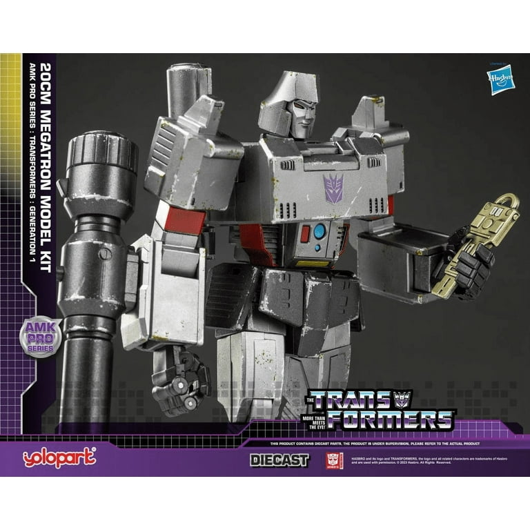 YOLOPARK Megatron Transformer Toy, 7.87 Inch G1 Action