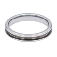 thumbnail image 2 of Anillo con núcleo en blanco para incrustaciones de joyas, plata, tungsteno, 4 mm, 2 of 4
