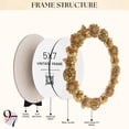 thumbnail image 4 of 97 Decor Vintage 5x7 Gold Sculpted Flower Picture Frame, 1 Pack, 4 of 5