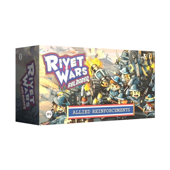 Steamforged Games Rivet Wars Reloaded: Allied Reinforcements Expansion Battle Board Game for 1 to 4 Players