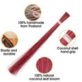 thumbnail image 3 of SN SKENNOVA Heavy Duty Outdoor Hand Broom with Coconut Leaf Bristles, 32 inch, 3 of 6