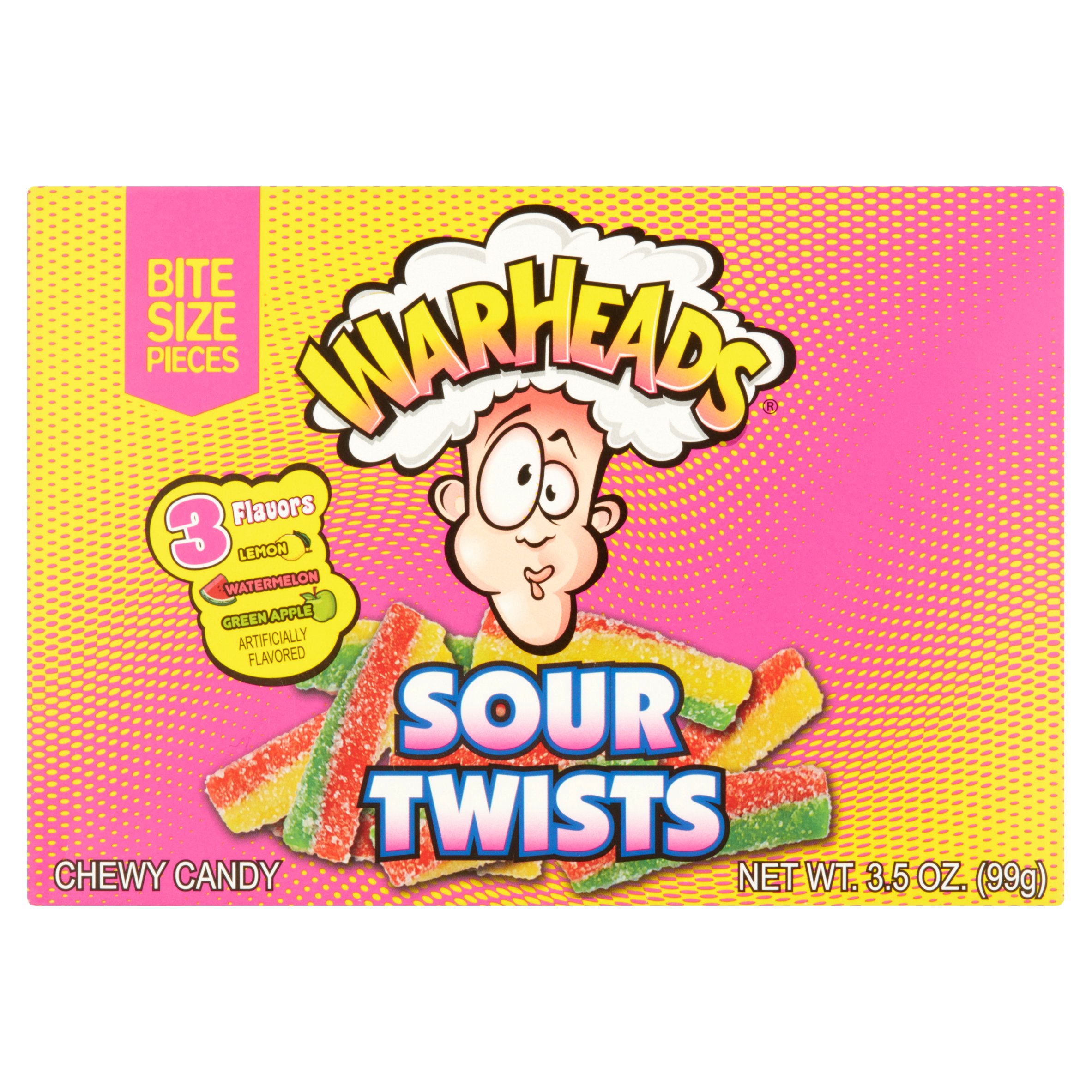 Warheads, Sour Twists Chewy Candy, 3.5 Oz