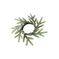 thumbnail image 2 of Candle Rings under $5! kkbbma Christmas Candle Rings - Artificial Snowy Red Berries Pine Needles Small Wreaths Xmas Candle Rings for Pillars Wedding Winter Table Front Door Decoration, 2 of 9