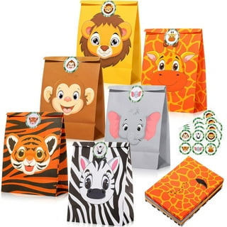 BONNYCO Safari Party Favors for Kids Painting Kit Pack 16 Kids Party Favors, Jungle Goodie Bag Stuffers, Animal Return Gifts for