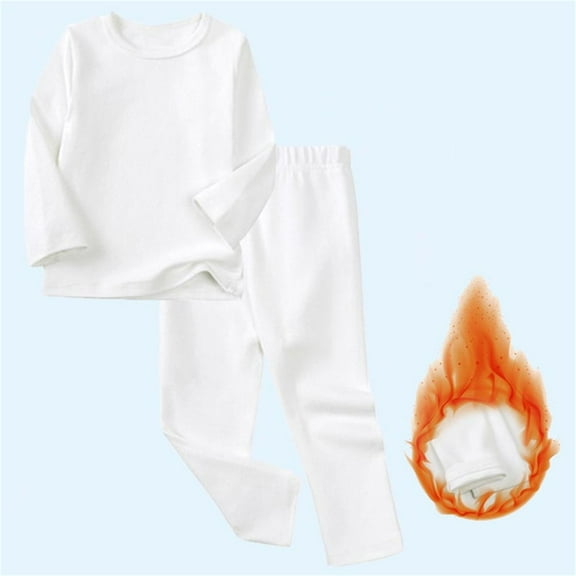 Up to 35% Toddler Baby Boy Fall Outfit Color Block Long Sleeve Sweatshirt Children's Solid Color Round Neck Long Sleeved Shirt With Elastic Waist Long Pants Home Suit Set Ndbuld White 3 Years
