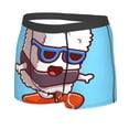 thumbnail image 2 of Balery Sushi Salmon Surfing Men's Boxer Briefs, Soft and Breathable Cotton Underwear with nylon Waistband-X-Large, 2 of 9