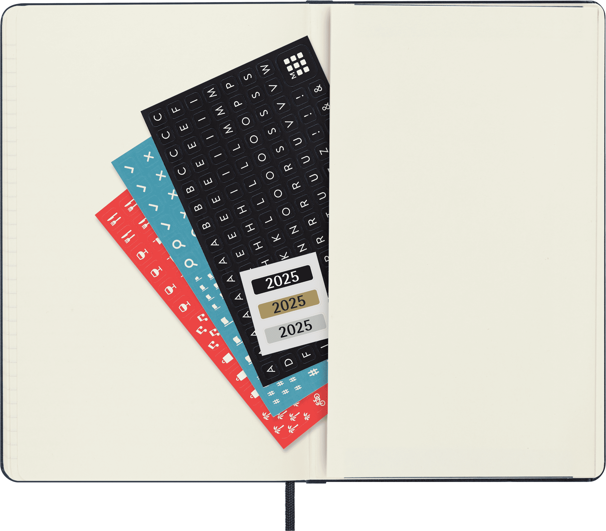 Moleskine Classic 12 Month 2025 Weekly Vertical Planner, Hard Cover, Large (5" x 8.25"), Black, 144 Pages
