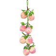 thumbnail image 1 of Cuerda de melocotón de fruta de simulación artificial, verduras falsas, decorativas realistas para restaurante Hotel Home Garden, bolígrafo para decoración colgante realista Feliz Sencillez, 1 of 5