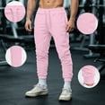 thumbnail image 3 of Yungyresw Men's Slim Jogger Pants Tapered Athletic Sweatpants For Jogging Running Gym Workout Comfortable Casual Fall Outfits Pink S, 3 of 8