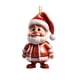 thumbnail image 2 of Santa Claus Decorative Pendants For Car Rear View Mirrors Backpack Decorations Holiday Supplies And Gifts, 2 of 6