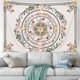 thumbnail image 3 of Mandala Flores Naturaleza - Tapiz de Pared - 200x150 cm - Tapiz de Pared Grande - Decoración Póster - Accesorios Hippie Bohemio - Vestir - Lienzo - Curt, 3 of 4