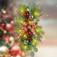 thumbnail image 2 of Adorno colgante de ventana de pared adorno brillante preiluminado para escalera para fiesta de Navidad, 2 of 7