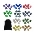 thumbnail image 2 of 70x Dados Poliédricos Acrílicos Con Bolsa De Almacenamiento Juguete De Entretenimiento Para D20 D6 Estilo C Sunnimix dados de juego, 2 of 8