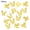 Golden, variant on dianhelloya Nail Art Supplies 100Pcs/Pack Butterfly Shape 3D Nail Decorations Fingertip Art Manicure Ornament