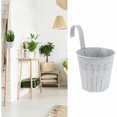 thumbnail image 2 of Juego de 8 macetas para exterior, soporte para plantas de interior, macetero colgante para plantas de exterior, decoración escandinava para jardín (5 macetas) -, 2 of 5