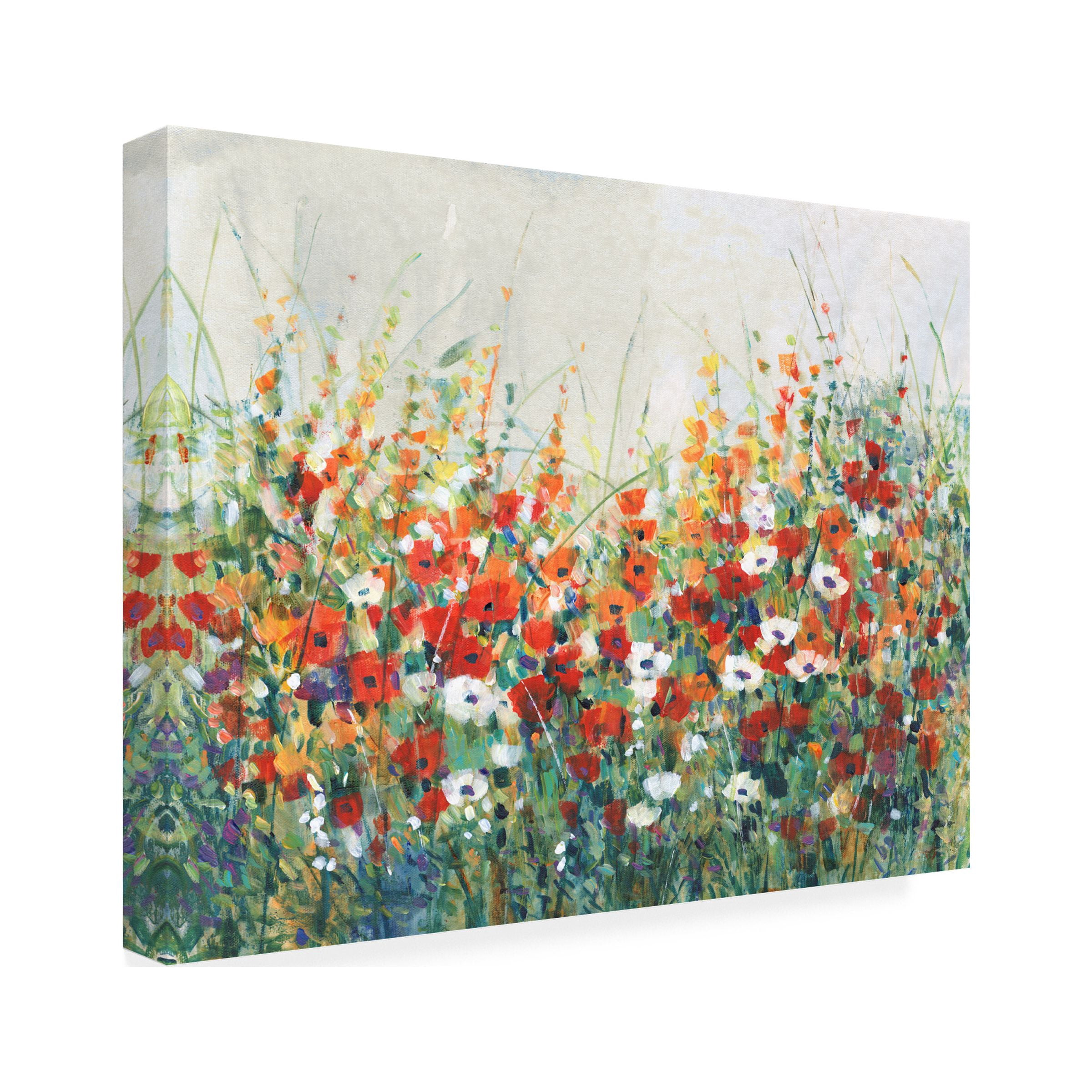 Tim OToole 'Garden in Bloom II' Canvas Art