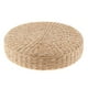 thumbnail image 2 of Cojín de asiento de paja tejido plano, cojín de suelo redondo, almohada de suelo, cojín de tatami para balcón 40cmx6cm, 2 of 8
