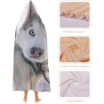 thumbnail image 4 of Hooded Blanket Siberia Dog For Adults Christmas Wearable Blanket Cute Husky Christmas Cloak Hooded Blanket, 4 of 6