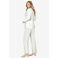 thumbnail image 3 of Jessica London Women's Plus Size Two Piece Single Breasted Pant Suit Set, 3 of 6