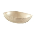 thumbnail image 1 of Platos de frutas Bandeja para servir frutas Ensaladera Decorativa Multiusos Cupcake Postre 1 Uds color beige, 1 of 9