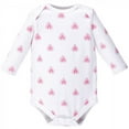 thumbnail image 5 of Hudson Baby Cotton Long-Sleeve Bodysuits, 5-Pack, Newborn- 24 Months, 5 of 6