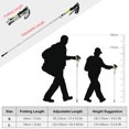 thumbnail image 4 of Tignapoo Lot de 2 Bâtons de Randonnée Réglables en Alliage d'Aluminium avec Accessoires Essentiels et Sac de Transport - Parfait pour Randonnée, Escalade et Aventures en Plein Air - Disponible en Rouge, Léger et Durable, 4 of 6
