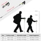 thumbnail image 3 of TFixol Juego de bastones de trekking plegables de 2 piezas para hombres y mujeres de 5 secciones, 3 of 8