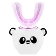 thumbnail image 1 of Cepillo eléctrico infantil en forma de U con cerdas de silicona suave, 3 modos de limpieza, temporizador inteligente y carga magnética, ideal para niños mayores de 7 años. Diseño ergonómico para una, 1 of 7